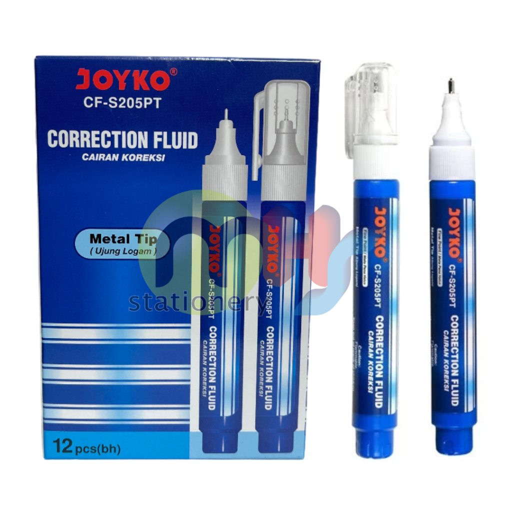

Correction Fluid / Cairan Koreksi / Penghapus Cair Joyko CF-S205PT 1 Box 12 Pcs