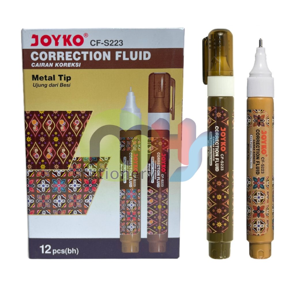

Correction Fluid / Cairan Koreksi / Penghapus Cair Joyko CF-S223 1 Box 12 Pcs