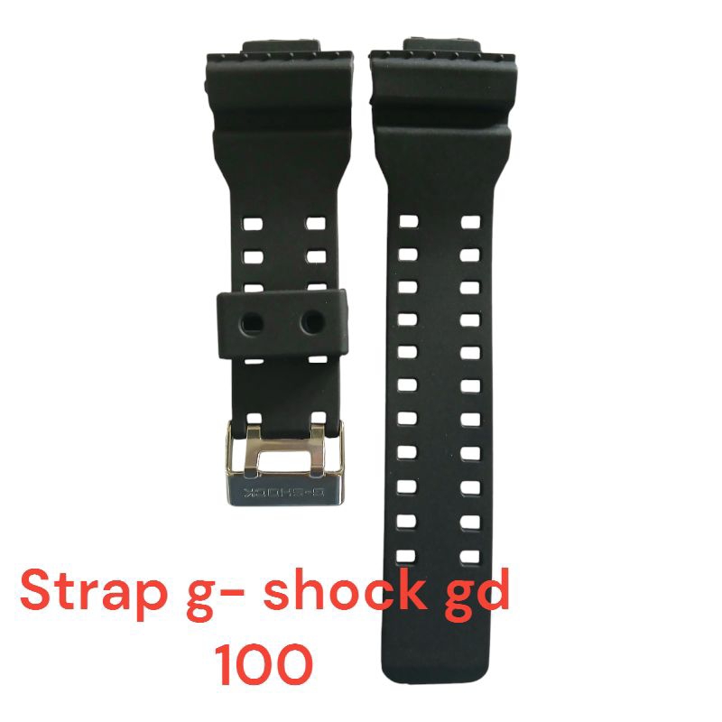 Strap g - shock gd -100 Tali Jam Tangan G- shock GD - 100 pu-3167