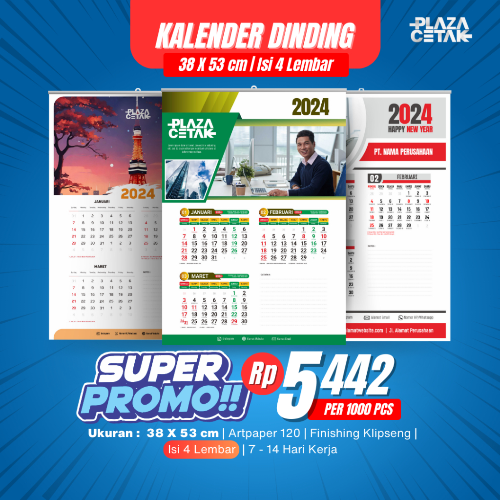 

Kalender Dinding 38x53 cm (isi 4 halaman)