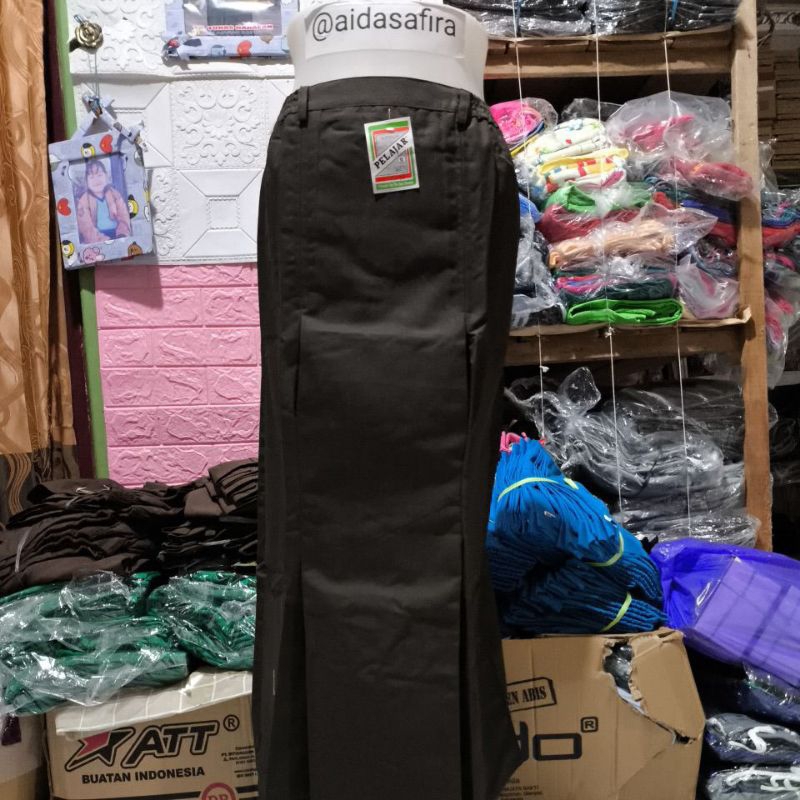 (PELAJAR)ROK PRAMUKA SPAN BELAH 2 DEPAN/ROK PRAMUKA SPAN SMP/ROK PRAMUKA SPAN TSANAWIYAH