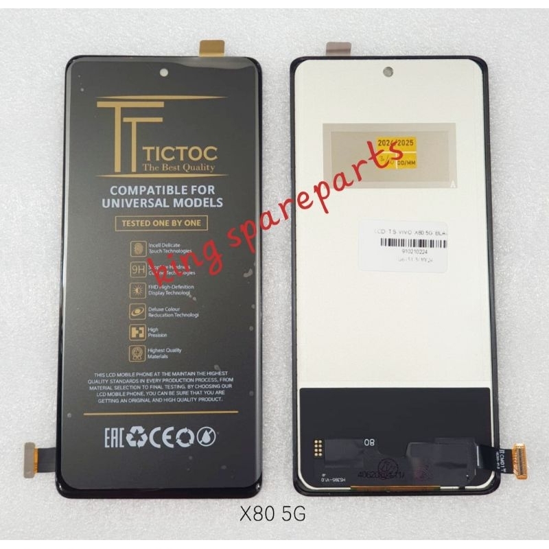 LCD TOUCHSCREEN VIVO X80 5G COMPLETE