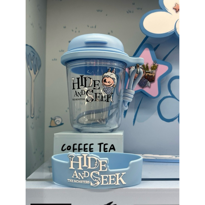 Labubu Hide and Seek Tumbler Merlion Popmart Singapore