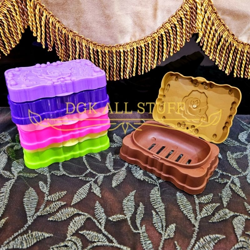 Kotak Tempat Sabun Batang Batangan Kamar Mandi Souvenir Hadiah Acara Tutup Engsel Estetik Aesthetic 