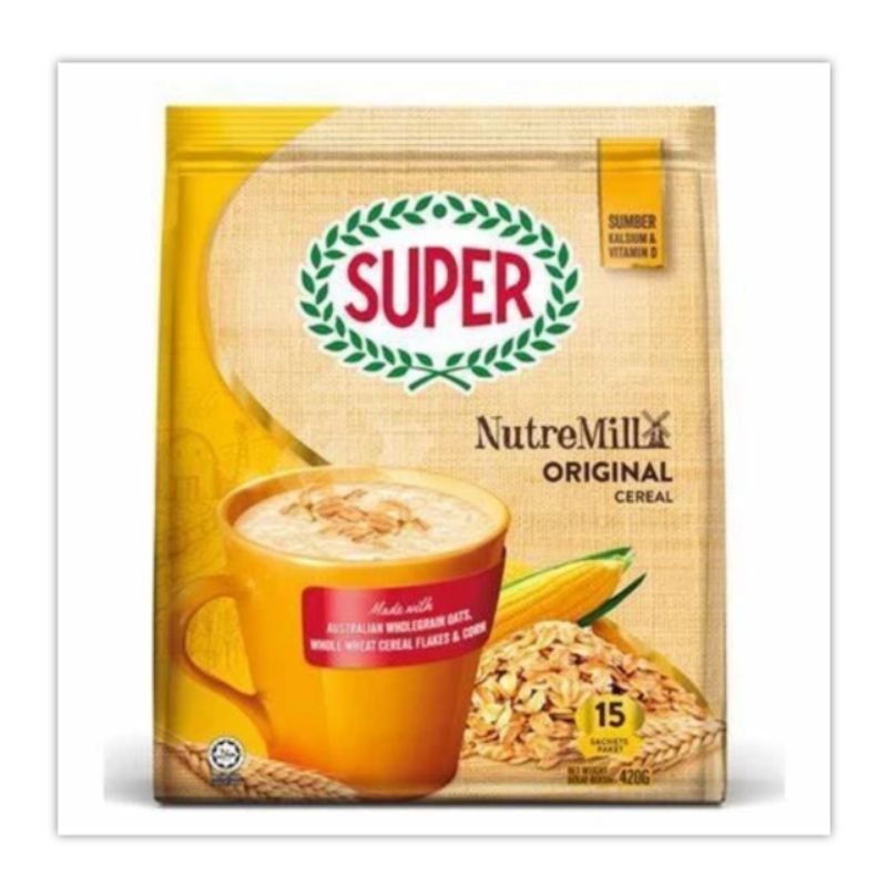 

Super Nutremill Original Cereal isi 15 sachet 420 gr Minuman Sereal
