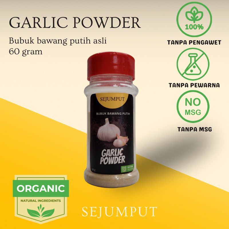 

BAWANG PUTIH BUBUK / GARLIC POWDER | bumbu tabur sejumput