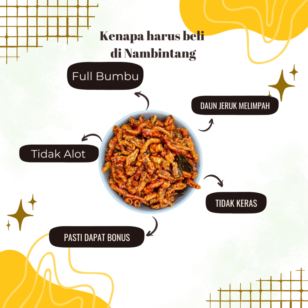 

RK01 Kripik Usus Crispy Premium Daun jeruk 500 Gr