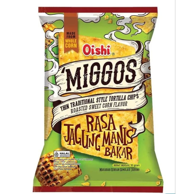 

Oishi Miggos Snack Jagung Manis Bakar