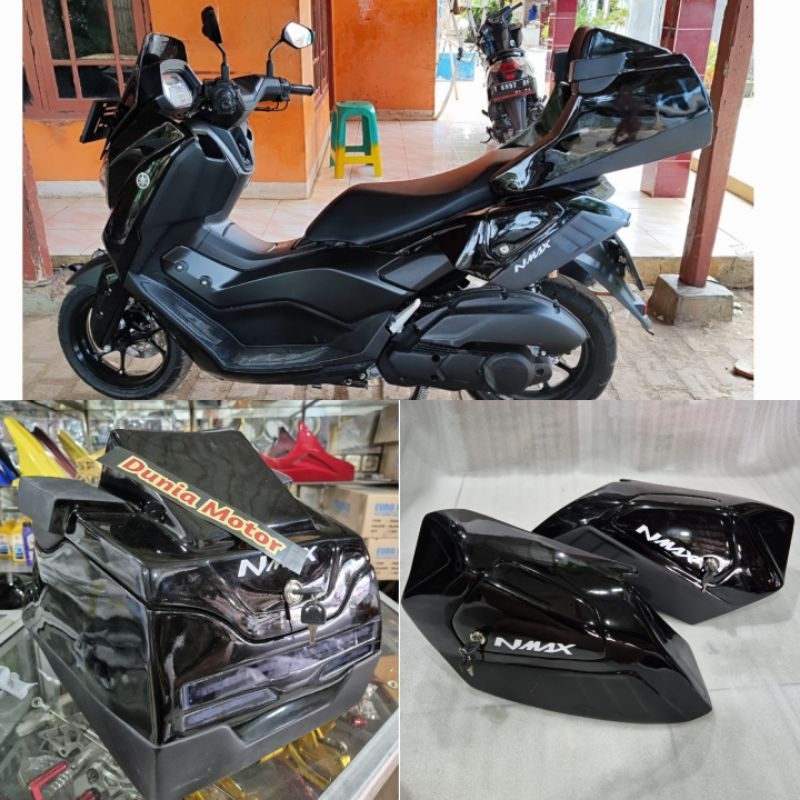 Paketan sidebox dan topbox dan sidebox nmax neo /nmax turbo / nmax new / nmax lama - sepaket side