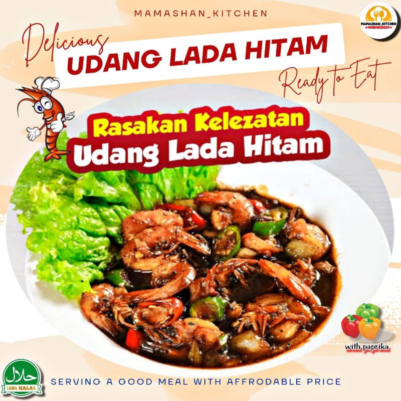 

MENU FAMILY..!! "UDANG LADA HITAM" SUPER NAGIHIINN