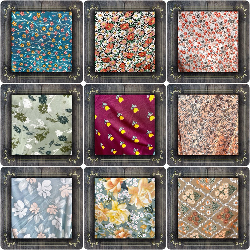 KAIN KATUN RAYON VISCOSE PREMIUM | KATUN RAYON MOTIF PREMIUM | KAIN RAYON MURAH | KAIN RAYON MOTIF C