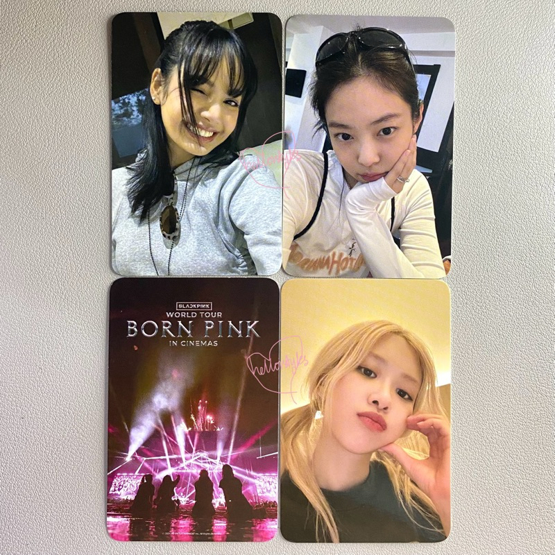 [PART 7] Photocard PC Blackpink Jennie Lisa Rosé CGV Korea Week 1