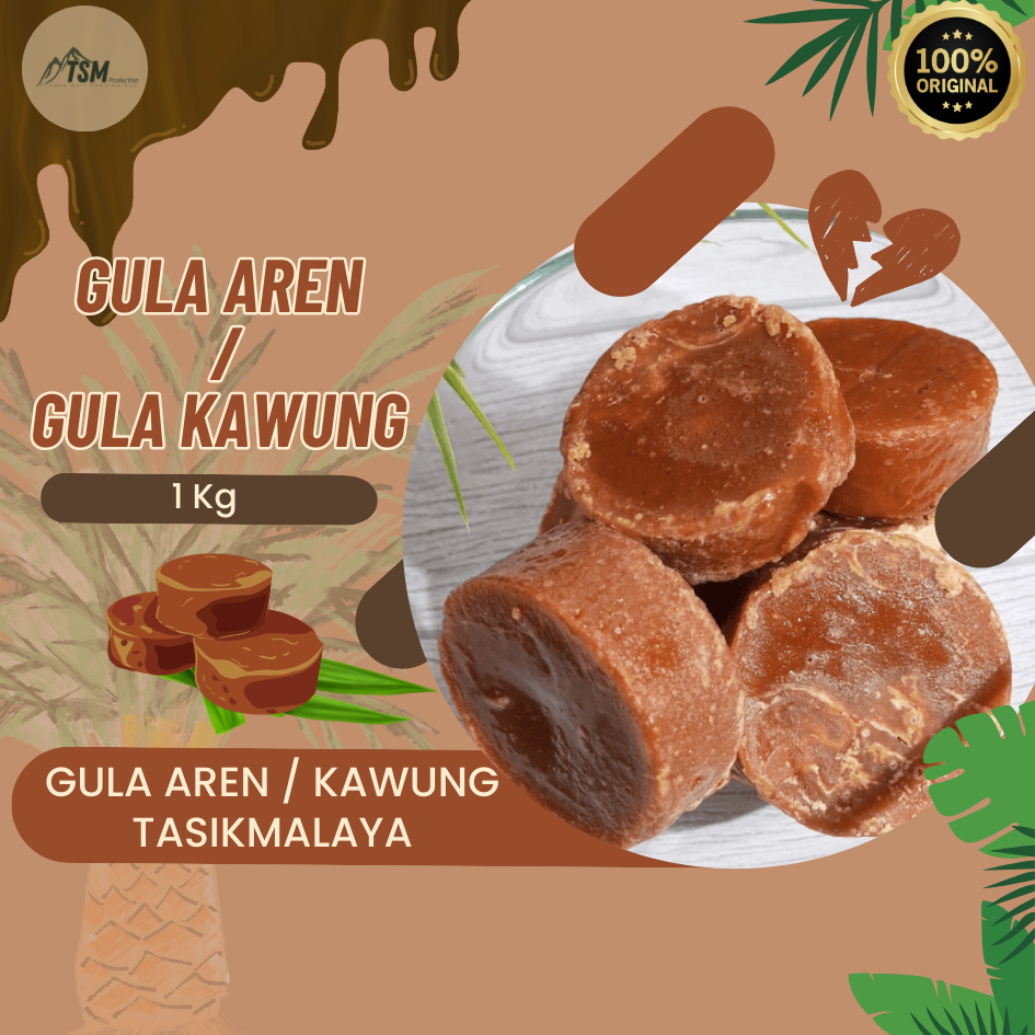 

Gula Aren asli / Gula kawung / Gula merah Tasikmalaya Asli alamai, tanpa pengawet dan bahan campuran
