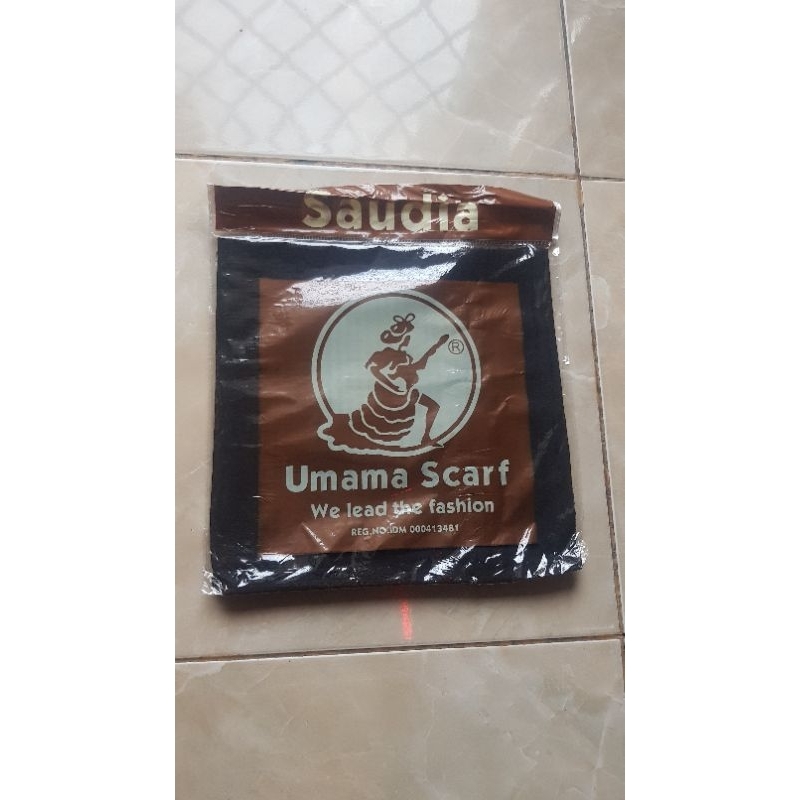 jilbab segi empat saudia rawis umama warna hitam