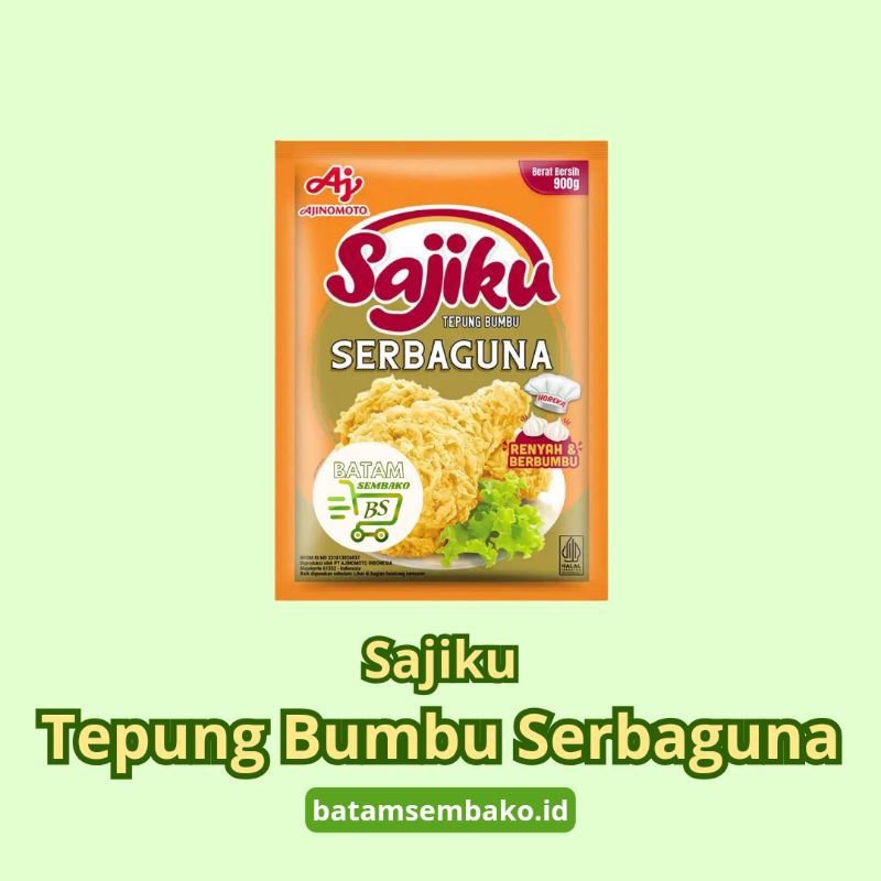 

Ajinomoto Tepung Bumbu Sajiku 900 gram