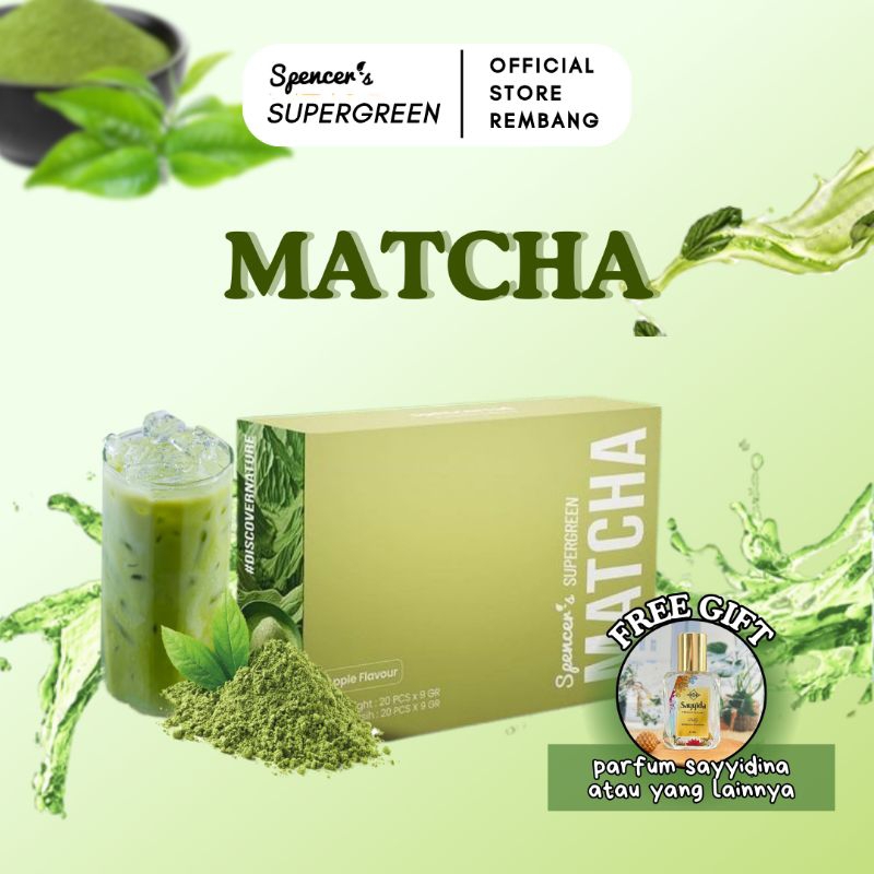 

(Ready Free Gift) Spencer's Matcha Apple | Minuman Diet untuk Metabolisme Langsing Tubuh