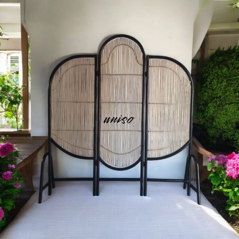 TIARA Partisi Rattan Divider / Sekat Rotan/ Sekat Ruangan/ Sketsel Rotan/Penyekat ruangan/Partisi Ru