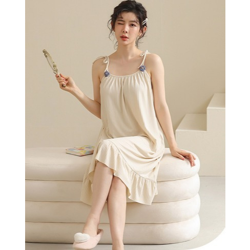 DASTER WANITA POLOS REMPEL TALI KECIL CRINKLE HOMEWEAR TERMURAH COD