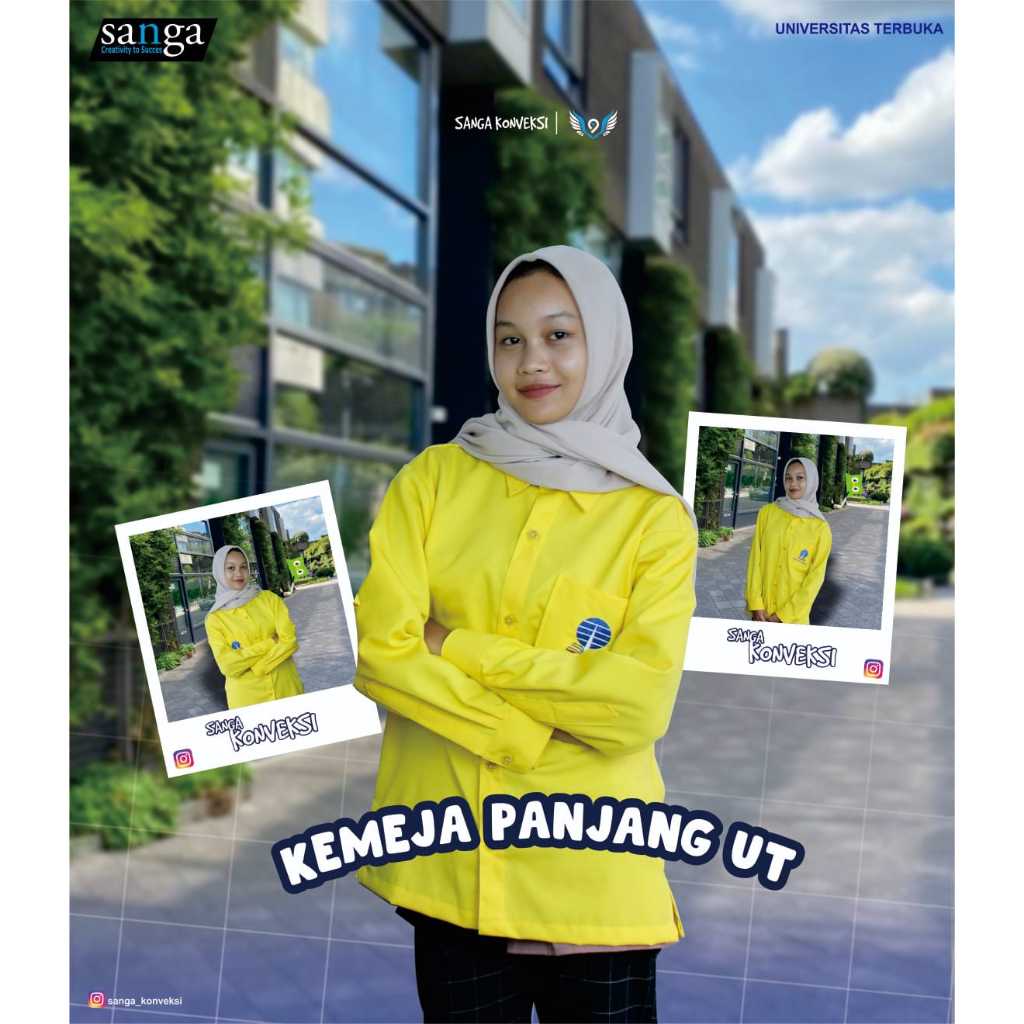 Kemeja PDH UNIVERSITAS TERBUKA Terbaru / kemeja UT / Baju UT