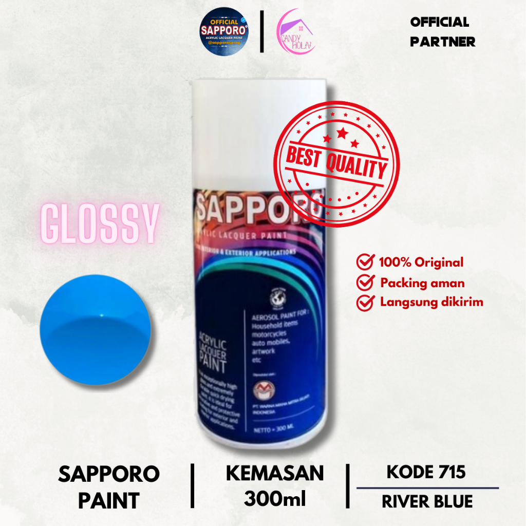 

715 RIVER BLUE SAPPORO ULTIMATE 300ml Cat Semprot Pylok Pilok Pylox