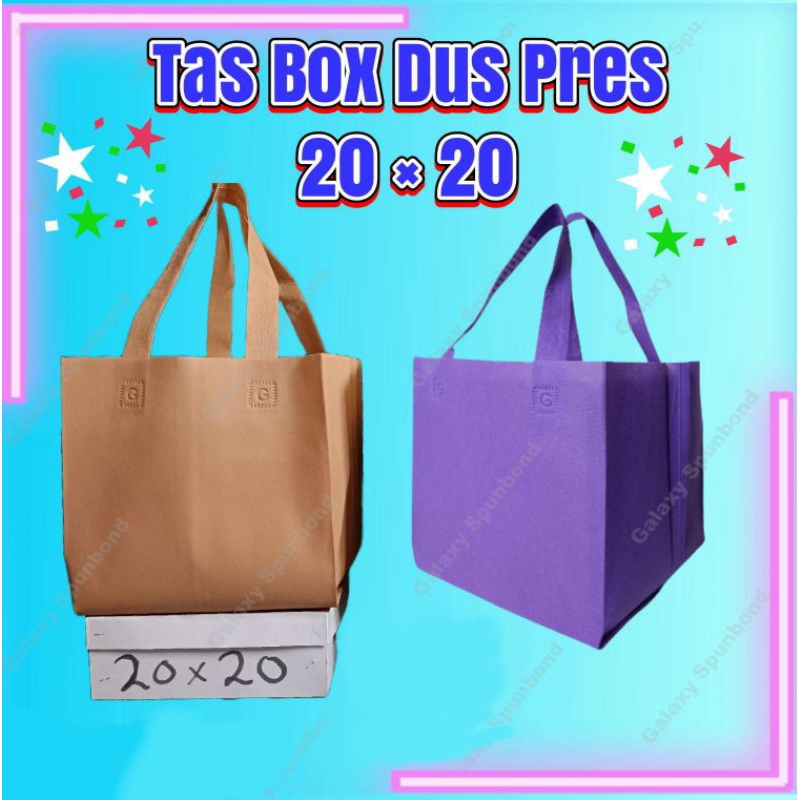 

(isi 12 pcs) Tas Box Dus 20x20 | Tas Kotak Nasi | Tas Hajatan