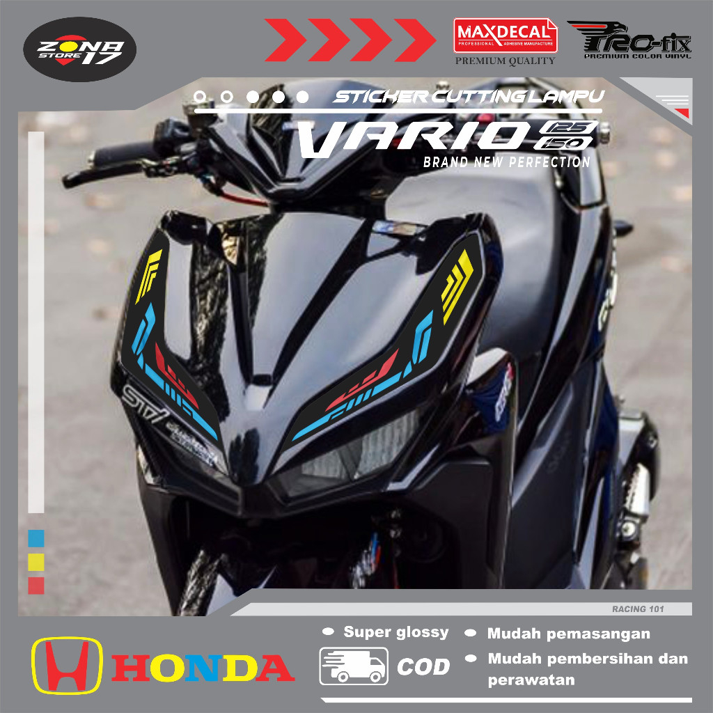 STICKER ALIS VARIO NEW 125/150 STIKER VARISI ALIS VARIO LED NEW ISS 125/150