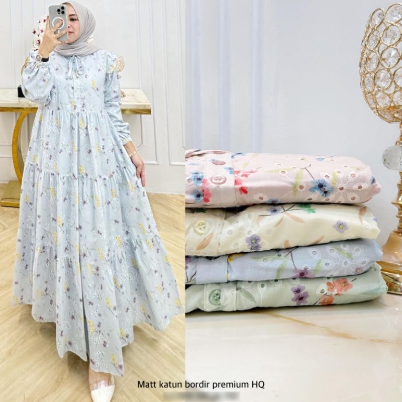 Gamis Salvina Ys Katbol Gamis Katun Dress Kondangan