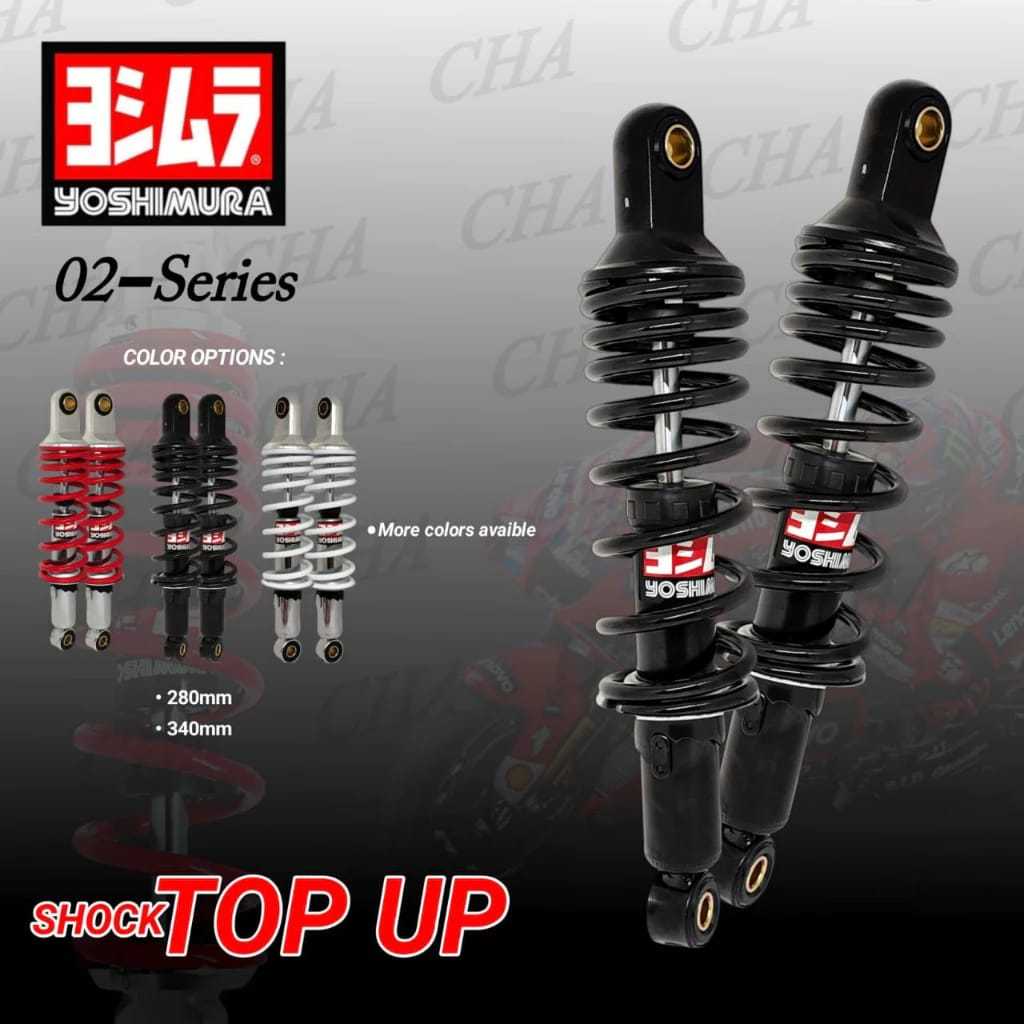 SHOCK SHOK SKOK BELAKANG YOSHIMURA 280MM/340MM RXKING TIGER MEGAPRO GL SUPRA KHARISMA SUPRA 125 JUPI