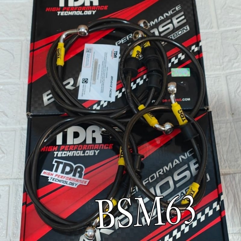 1Set Selang Rem Depan Dan Belakang Tdr Racing Nmax Abs / Selang Rem Tdr Nmax new & Nmax old Abs