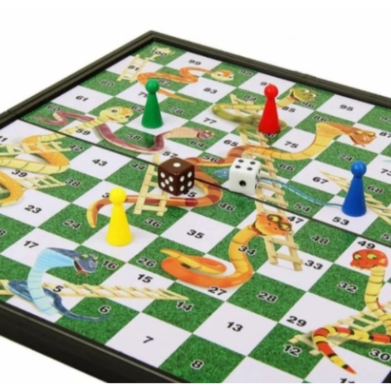 Ular Tangga Magnet / Mainan Snake Ladders