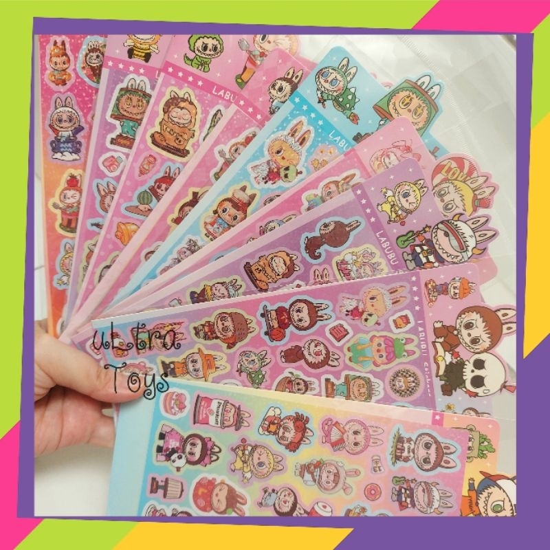 

[ULTRATOYS] STICKER LABUBU HOLOGRAM