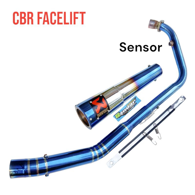 Knalpot racing Akrapovic CBR facelift Suara GAHAR full system