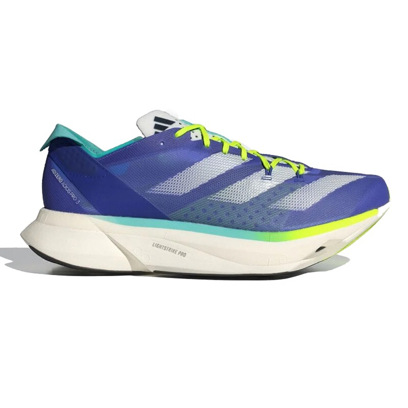 Adidas Adizero Adios Pro 3 Blue Spark Original [RESMI]
