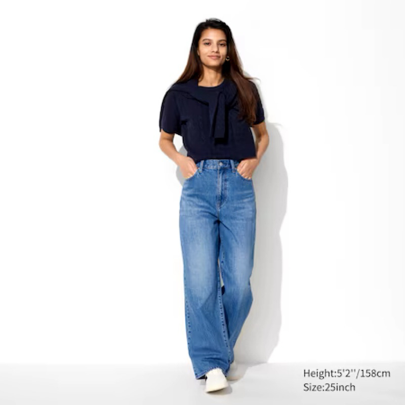 WOMAN UNIQLO Jeans High Rise Wide