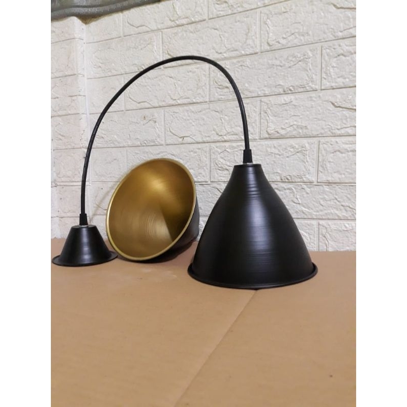 kap  lampu gantung alumunium cafe kap lampu dekorasi