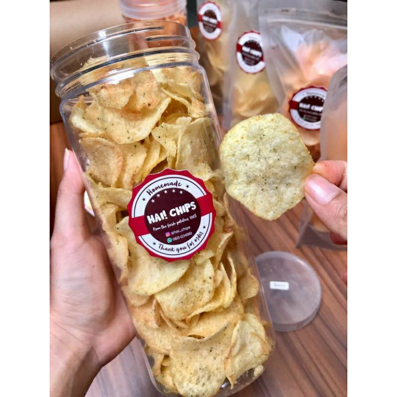 

Keripik Kentang Aslii 100% Kemasan Toples Varian Asin