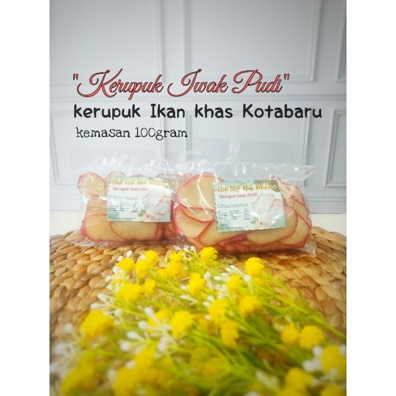 

kerupuk ikan khas Kotabaru. kemasan 100gram. 1kg muat 10pcs