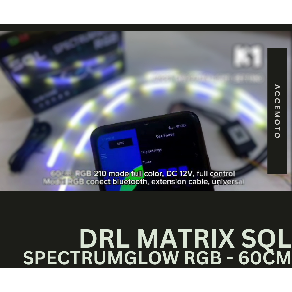 LED DRL Alis RGB Matrix SQL Spectrumglow 60 cm Flexible