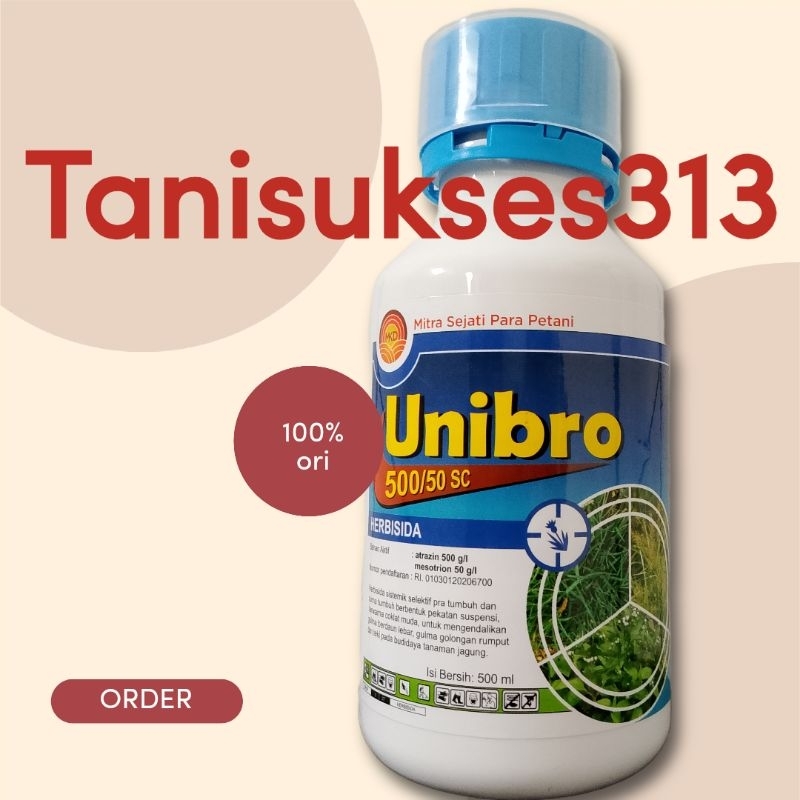 Herbisida unibro 500/50sc 500ml obat gulma jagung unibro 500ml