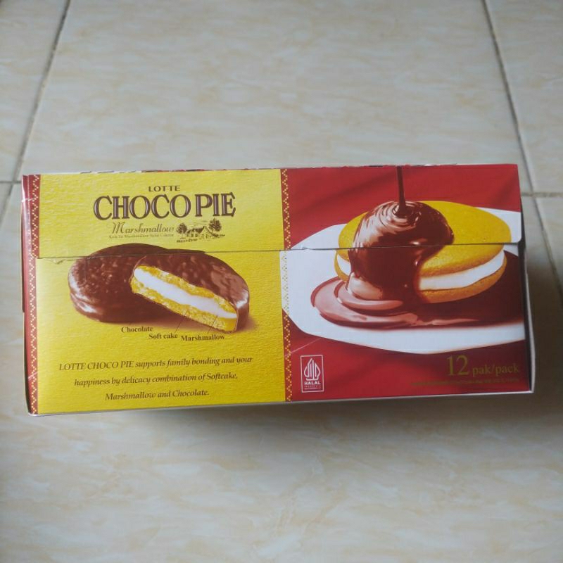

Choco pie, biskuit salut cokelat isi12