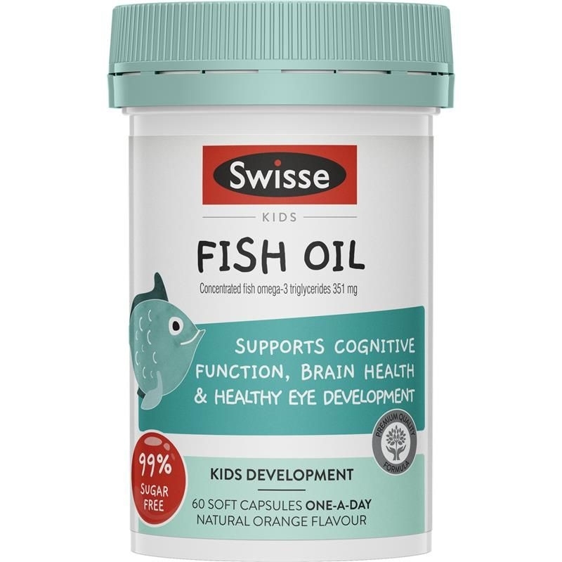 Swisse Kids Fish Oil 60 Soft Capsules