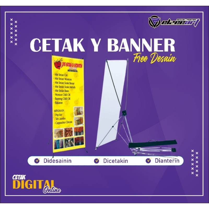 X BANNER | BANNER BERDIRI | BANNER STANDING