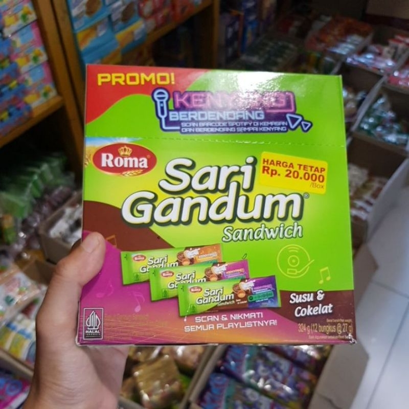 

Sari gandum Sandwich sepack isi 12 (exp Agust 2025)