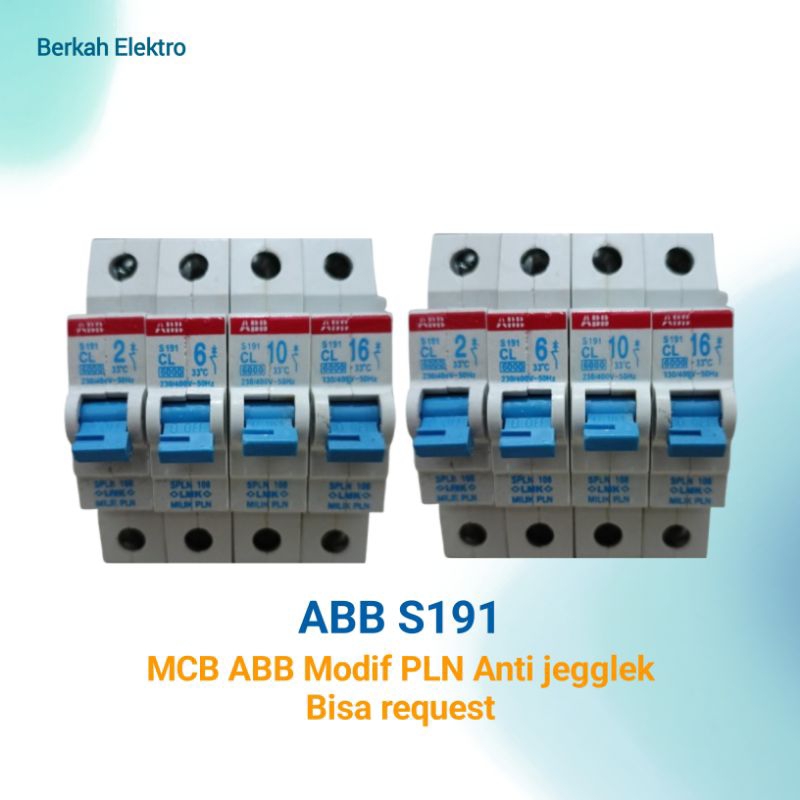 MCB ABB S191 Modif Anti jeglek bisa request
