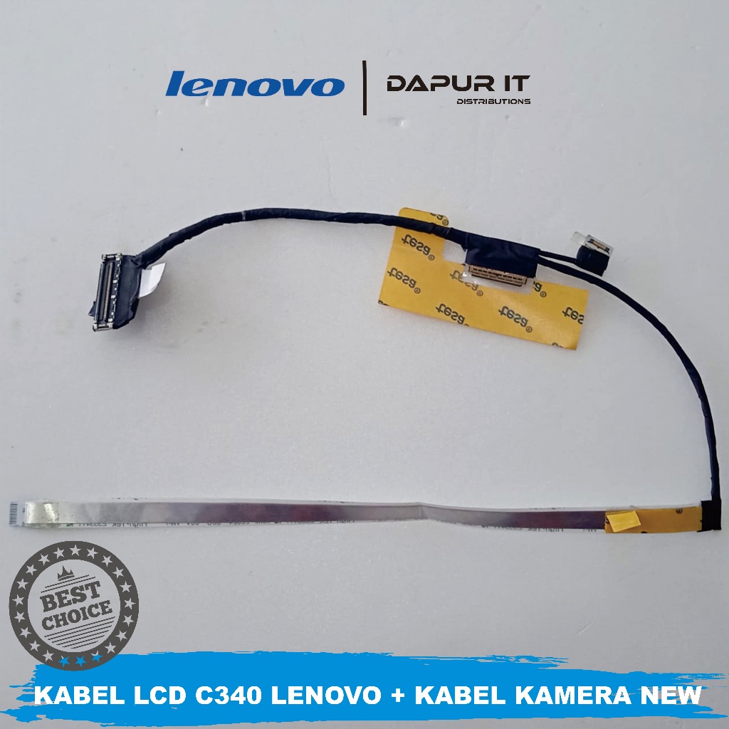 Kabel Lcd C340 Lenovo + Kabel Kamera New