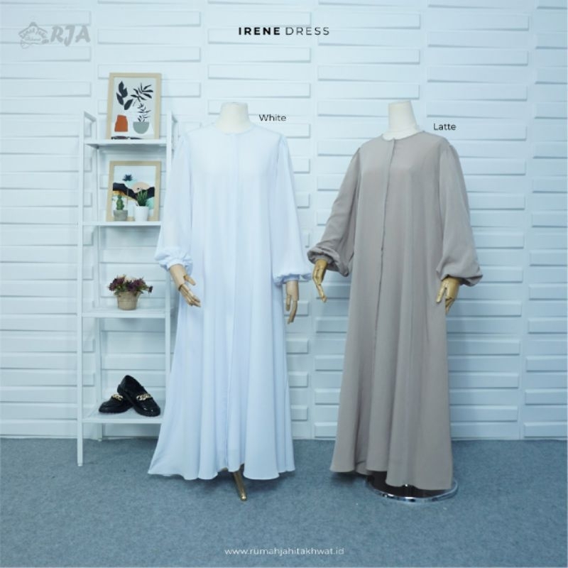 DRESS IRENE GAMIS LENGAN BALON GAMIS YORIS