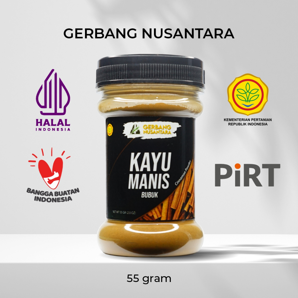 

Gerbang Rempah Nusantara Rasa Bumbu Kayu Manis Bubuk Premium 50g