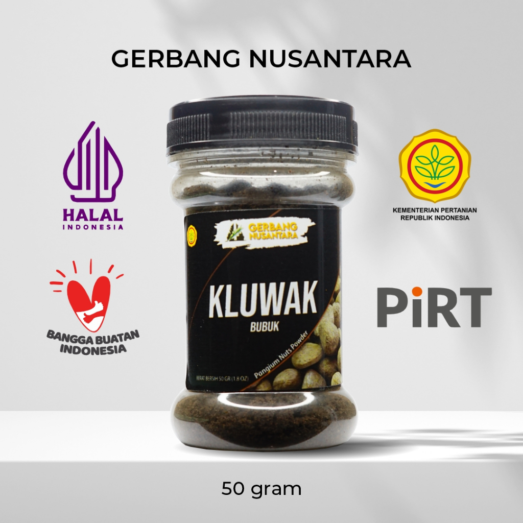 

Gerbang Rempah Nusantara Bumbu Kluwak Kluwek Bubuk Pangium Nuts Powder