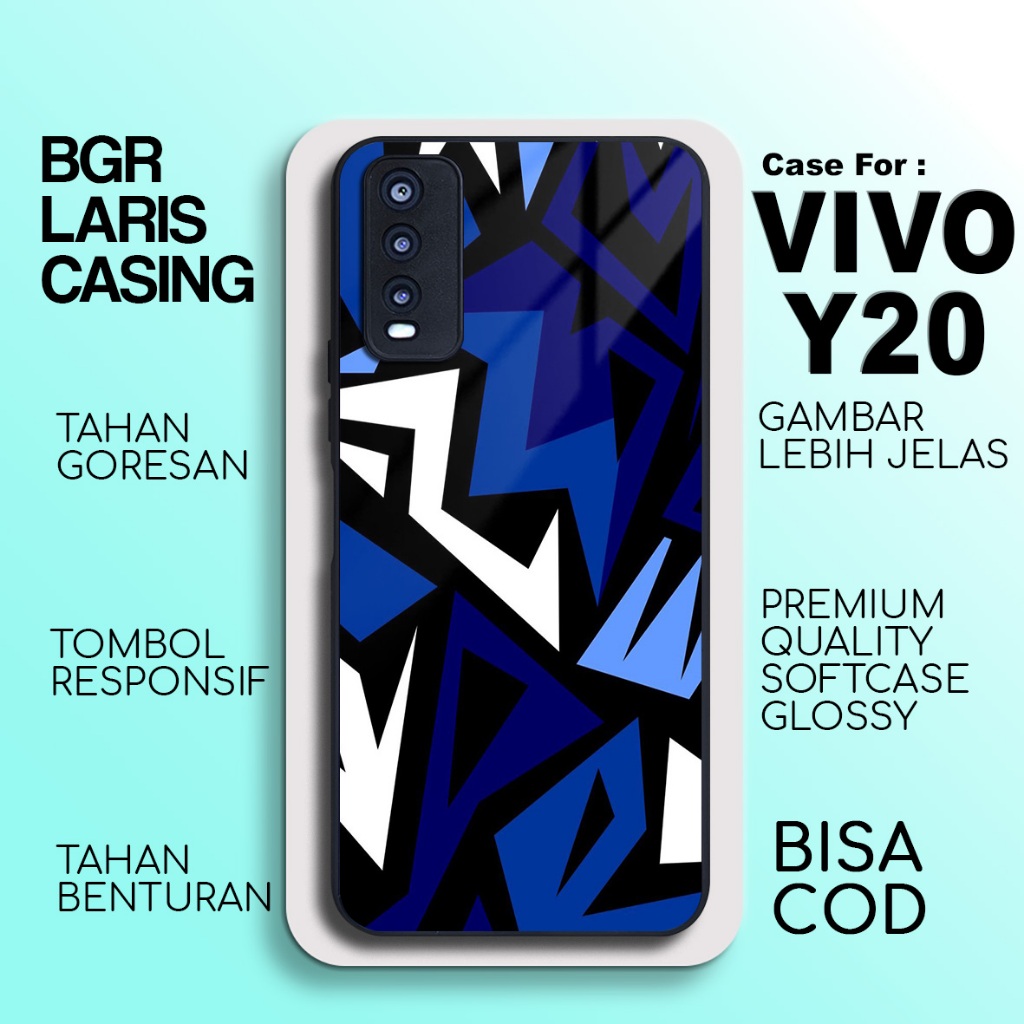Casing Vivo Y20 Terbaru Abstrak Art Case Vivo Y20 Termurah Hardcase Softcase Glossy Terlaris Premium