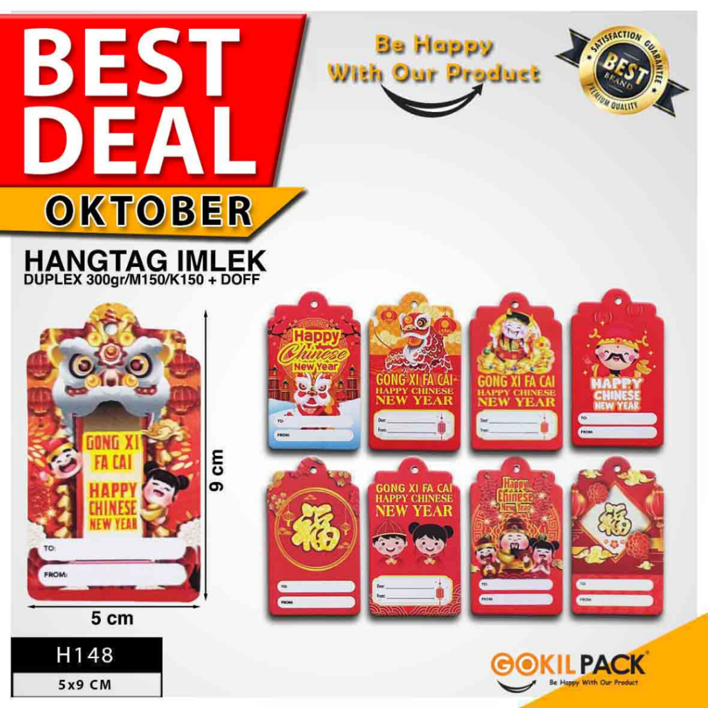 

Label Chinese New Year Hangtag Imlek Aksesoris Murah H148 - H148